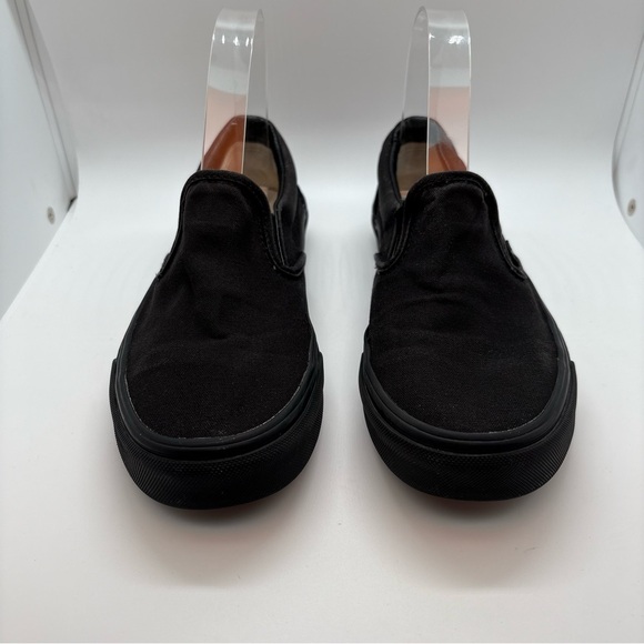Vans Black Slip-On Sneakers Casual Comfort - Picture 2 of 5